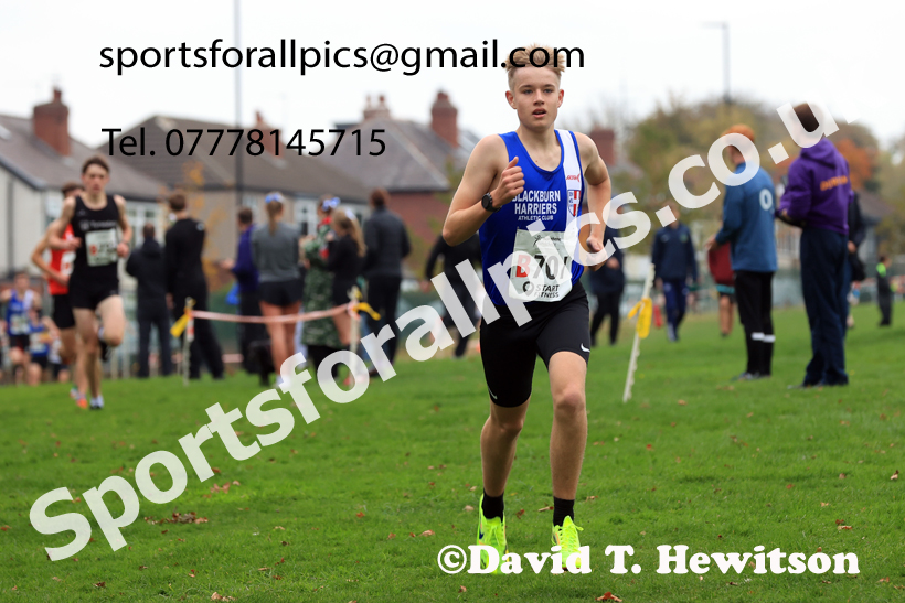 Mens Under-17s relay, 2025 Northern Cross Country Relays, Graves Park, Sheffield. Photo: David T. Hewitson/Sports for All Pics